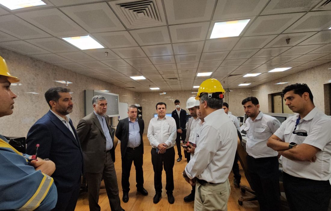 بازدید مدیرعامل و عضو هیئت مدیره هلدینگ انرژی سپهر از فرایند اورهال مجتمع پتروشیمی سبلان