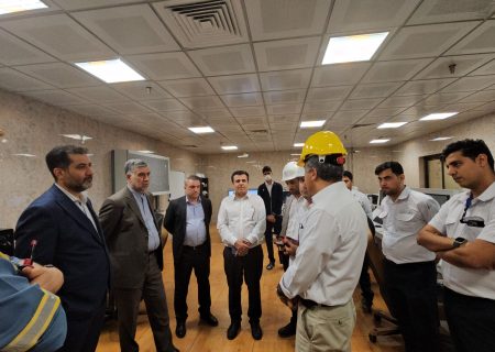 بازدید مدیرعامل و عضو هیئت مدیره هلدینگ انرژی سپهر از فرایند اورهال مجتمع پتروشیمی سبلان