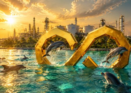 دلفین گوژپشت خلیج فارس با امضای مسئولیت اجتماعی نوری