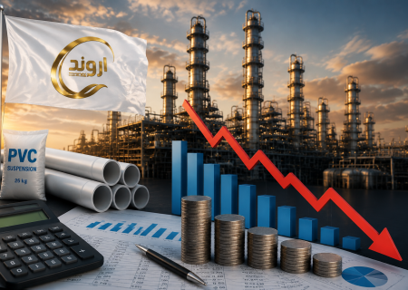 رشد فروش، افت سود در پتروشیمی اروند