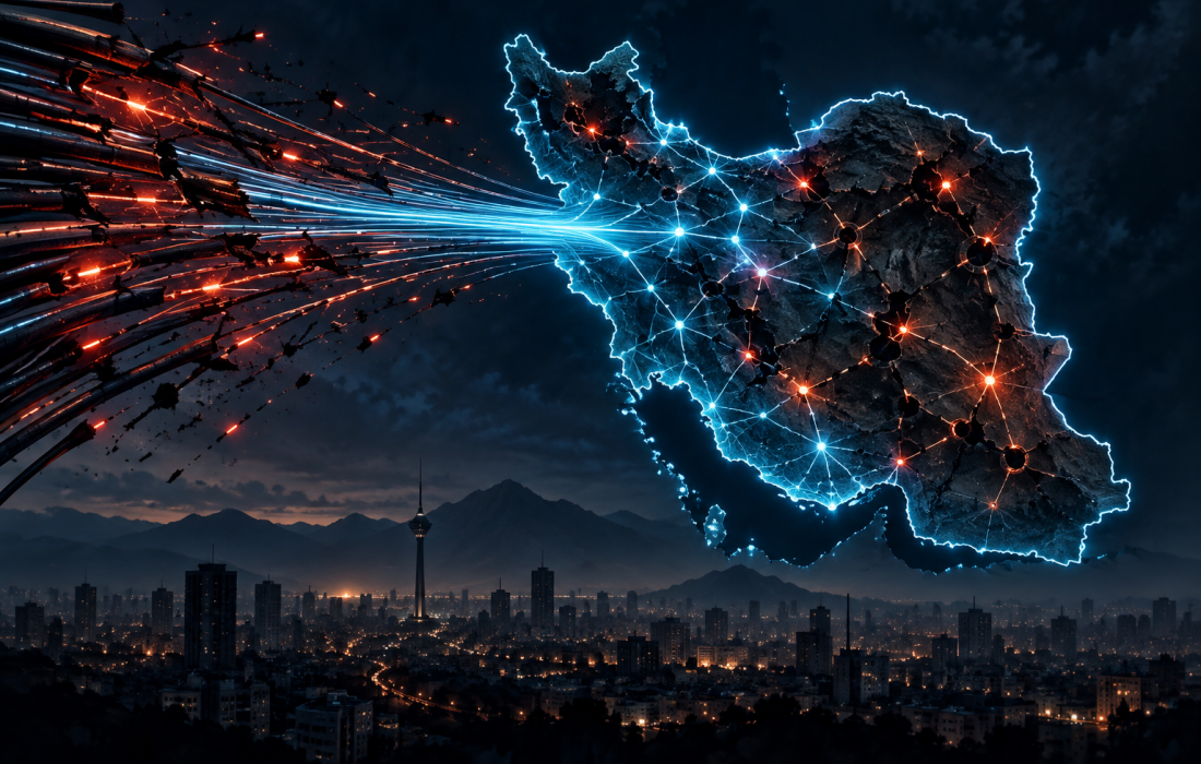 اختلال گسترده اینترنت و کاهش 60 درصدی پهنای باند اینترنت در ایران
