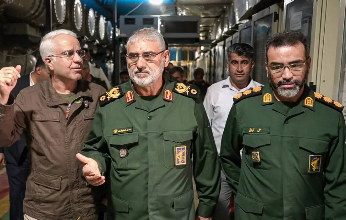 بازدید فرمانده سپاه خوزستان از پروژههای بازسازی فجر انرژی